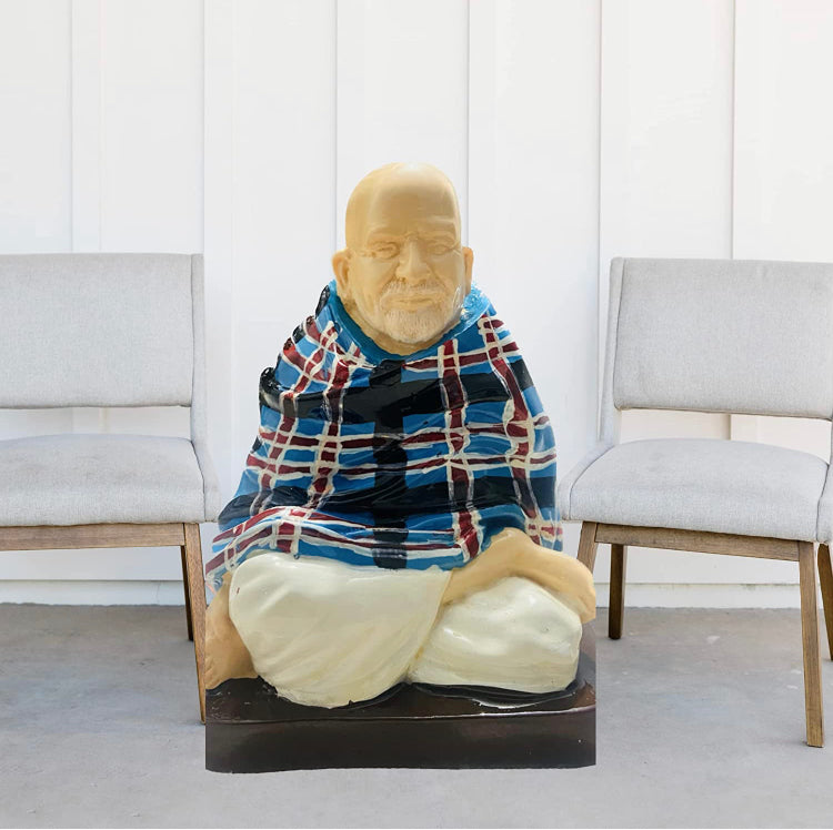 Neem karoli baba resin statue